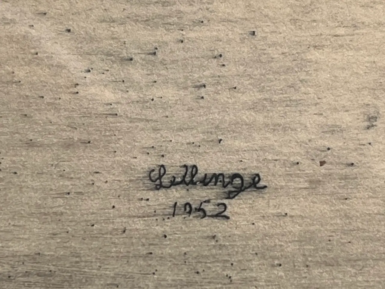 Billede 3 - Radering Lellinge 1952, radering / tegning