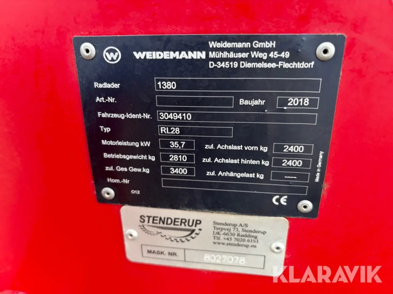 Billede 5 - Minilæsser Weidemann 1380 RL28