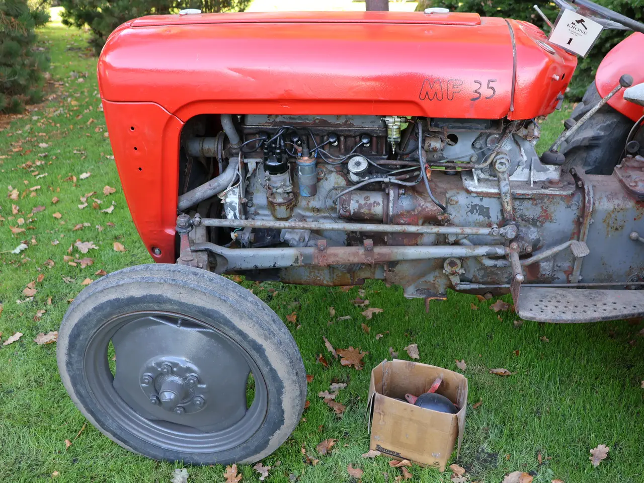 Billede 7 - Massey Ferguson 35. Benzin.