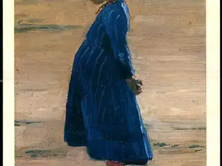 Krøyer - En lille pige stående på Skagen Strand - Skagen Museum 3 - Ubrugt
