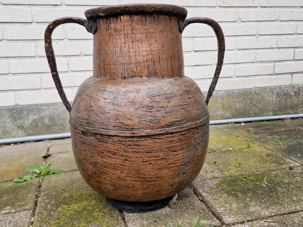 Billede 1 - Gammel kobber vase