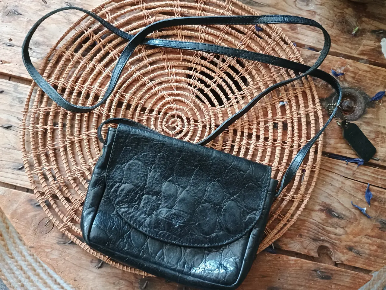 Billede 2 - Belsac håndtaske sort med lang rem