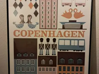 Ferm Living "Copenhagen" plakat