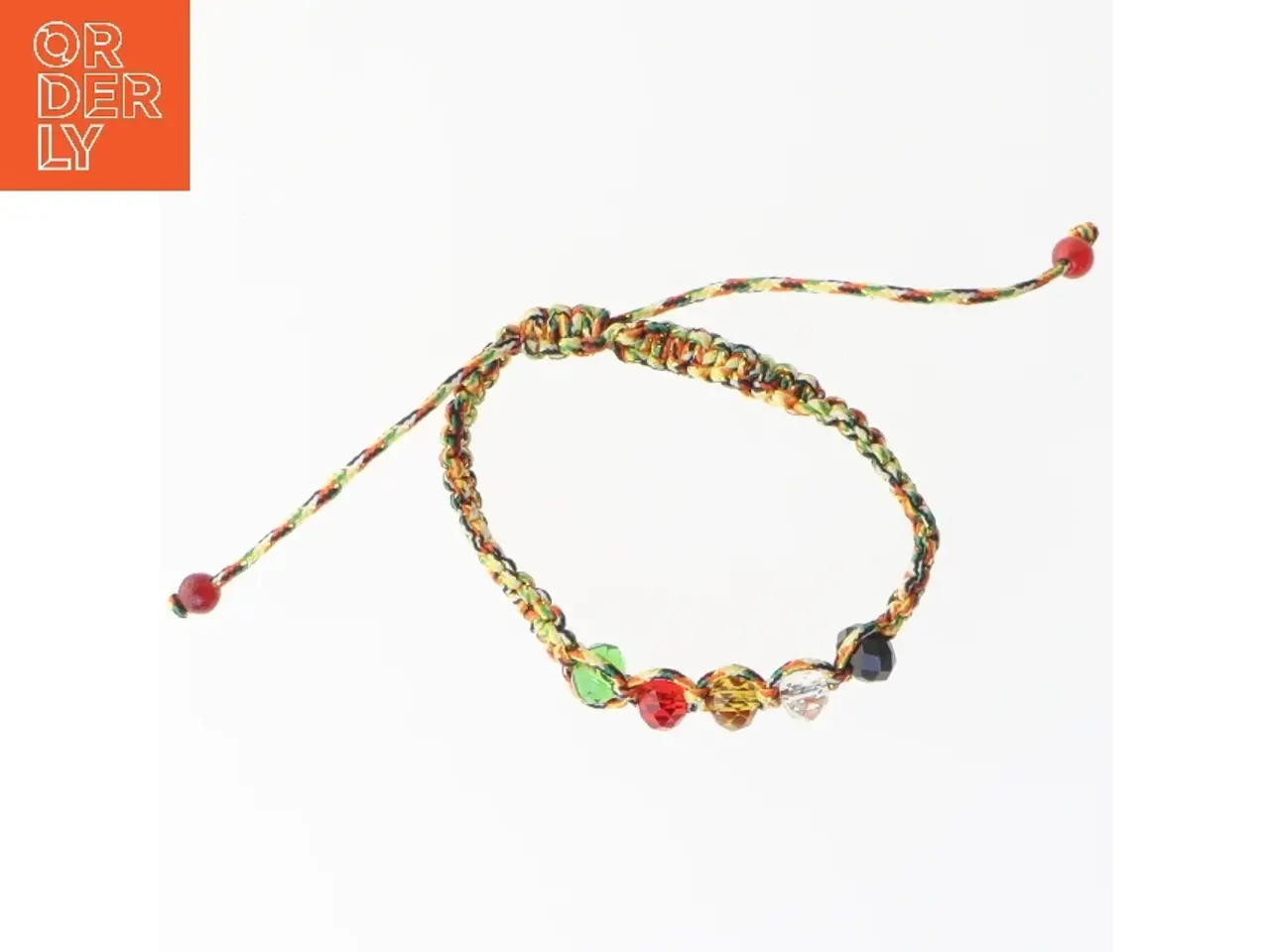 Billede 1 - Farverig armbånd med perler (str. Ø 5,5-10 cm)