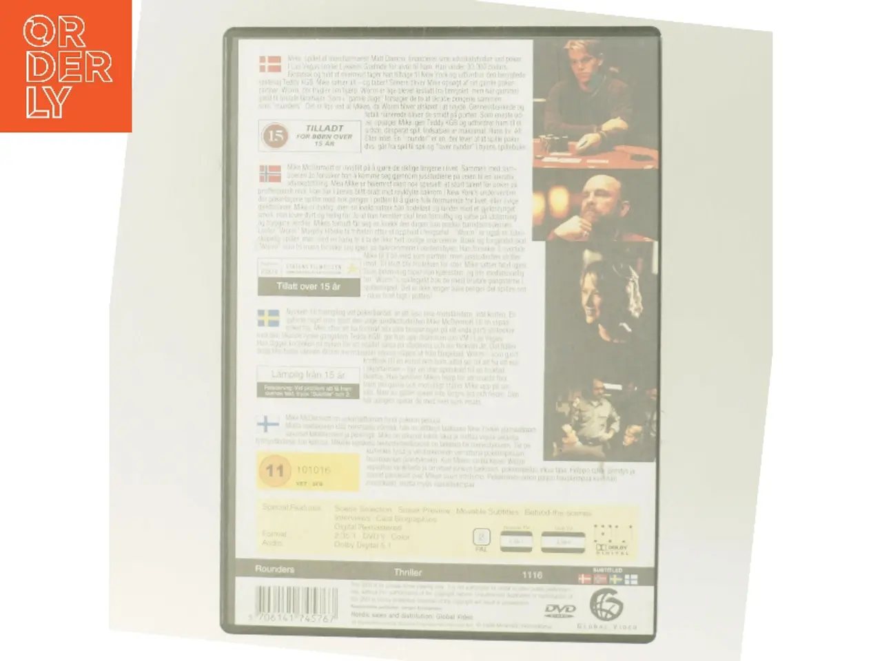 Billede 3 - Rounders med Matt Damon (DVD)