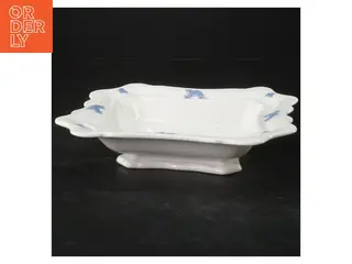 Gustavberg Blå Blom skål (str. 19,5x17x3,5 cm)