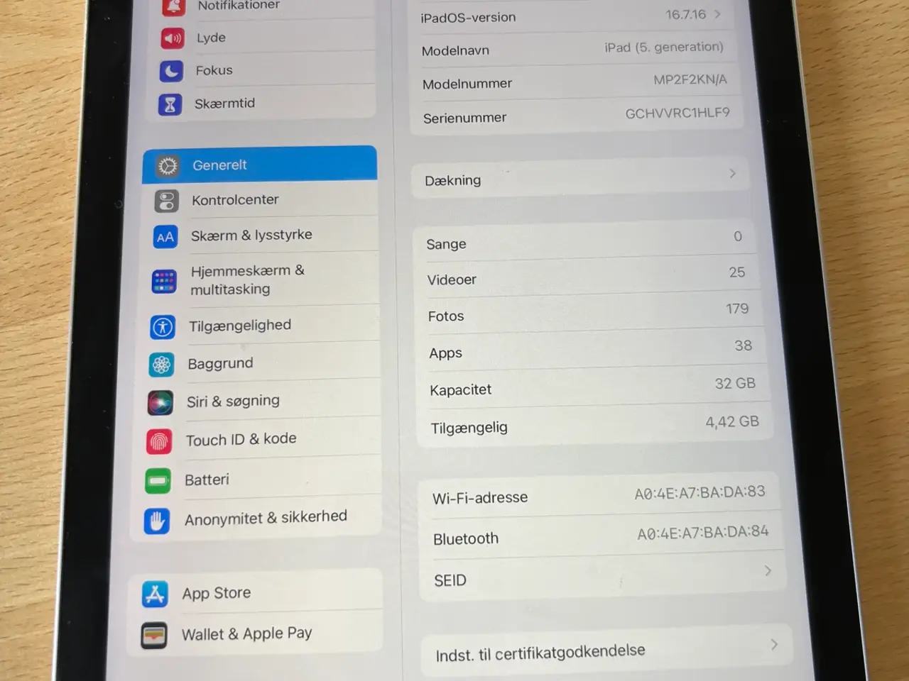 Billede 5 - iPad 5 gen. 32 GB