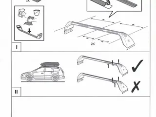 Tagbøjler til Ford Focus 2011 til 2019