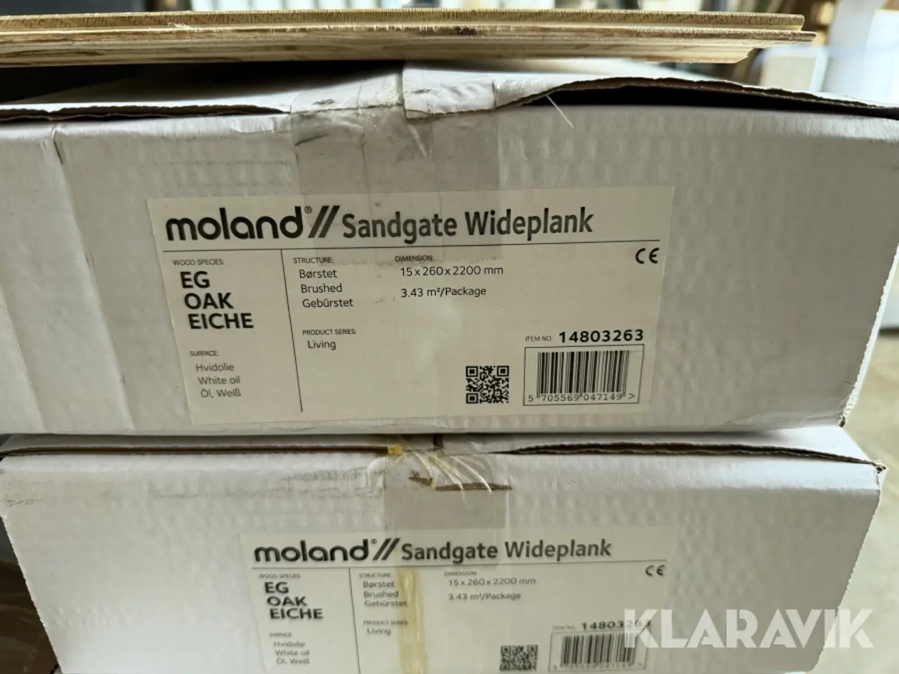 Billede 6 - Gulv Moland Sandgate Wideplank Livng Eg Olie 24m2