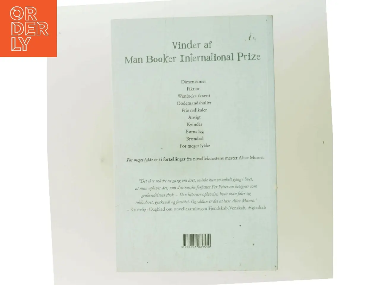 Billede 3 - For meget lykke : noveller (Læsekredssæt) af Alice Munro (Bog)