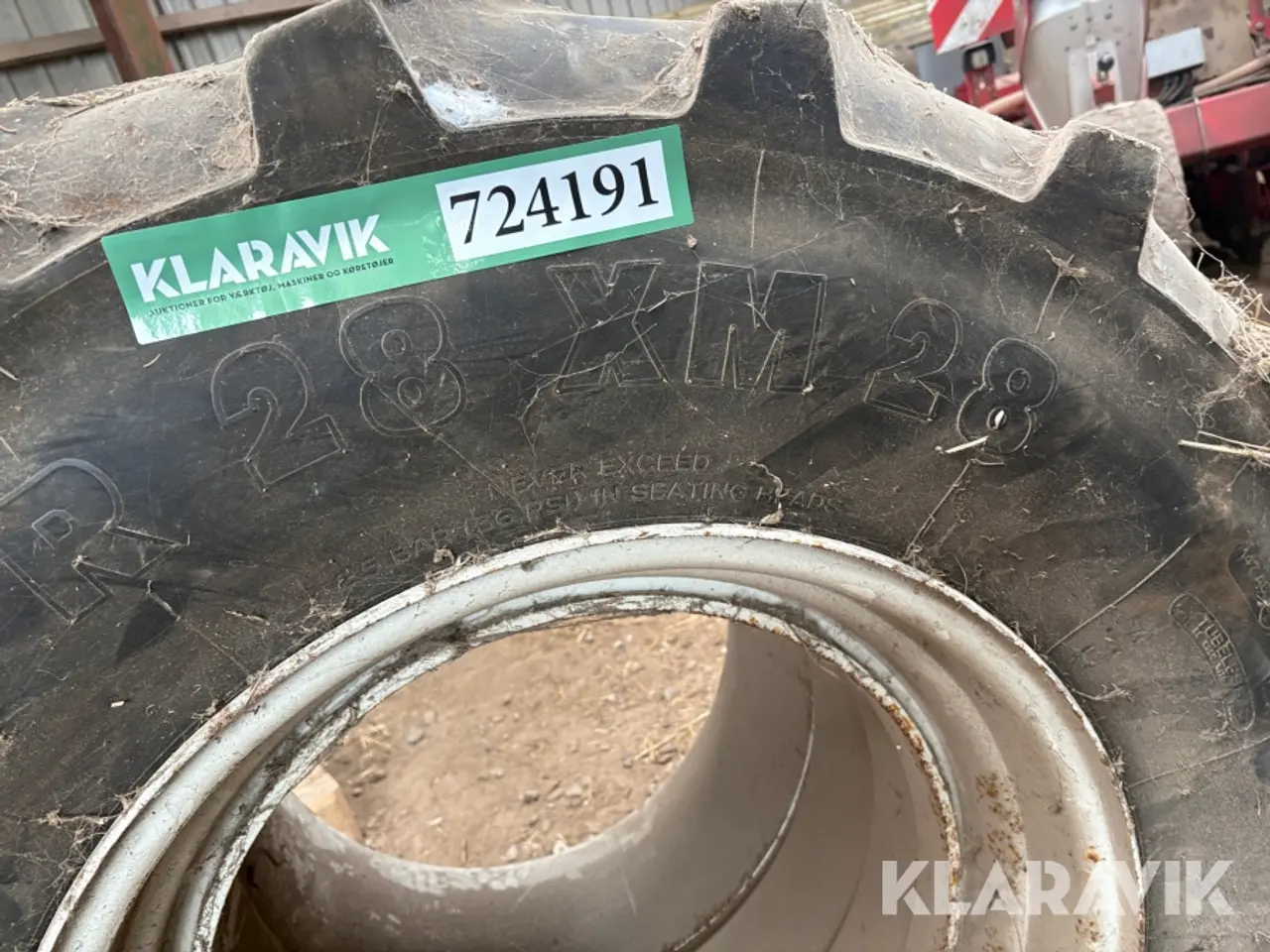 Billede 12 - Tvillingehjul Michelin 600/65 R 28 2 styk