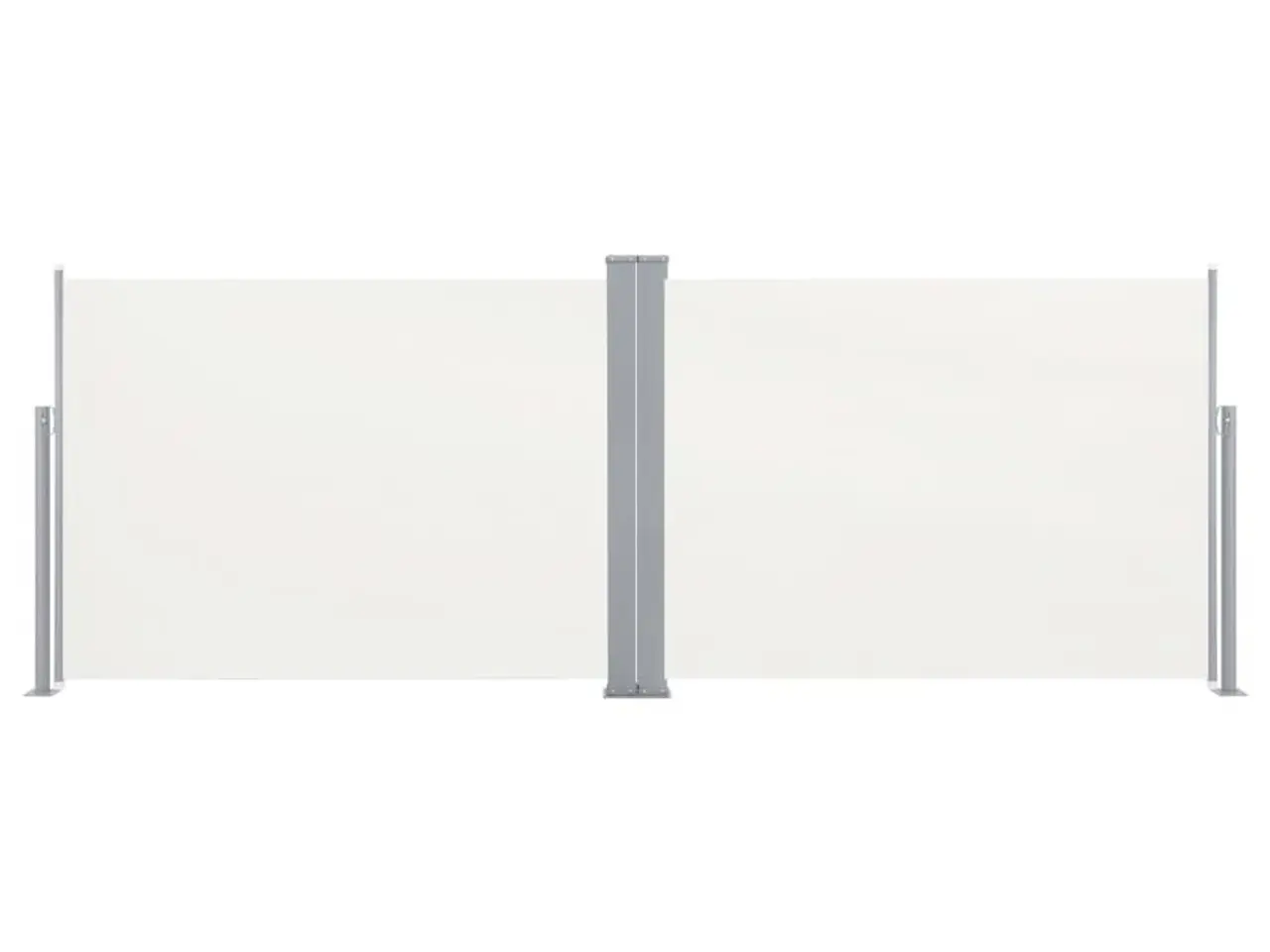 Billede 4 - Sammenrullelig sidemarkise 120 × 1.000 cm - sort