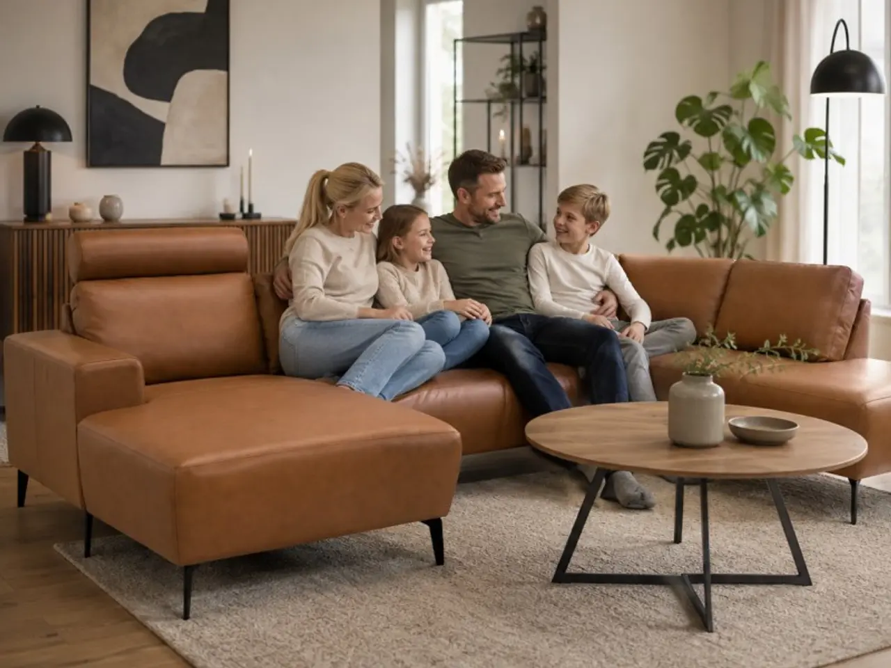 Billede 10 - Hjort Knudsen Copenhagen Læder U-sofa - Venstrevendt