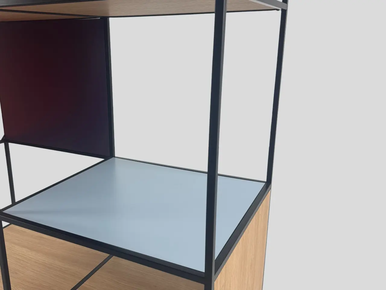 Billede 5 - Metalreol – Multifarvet 119x55x202 cm