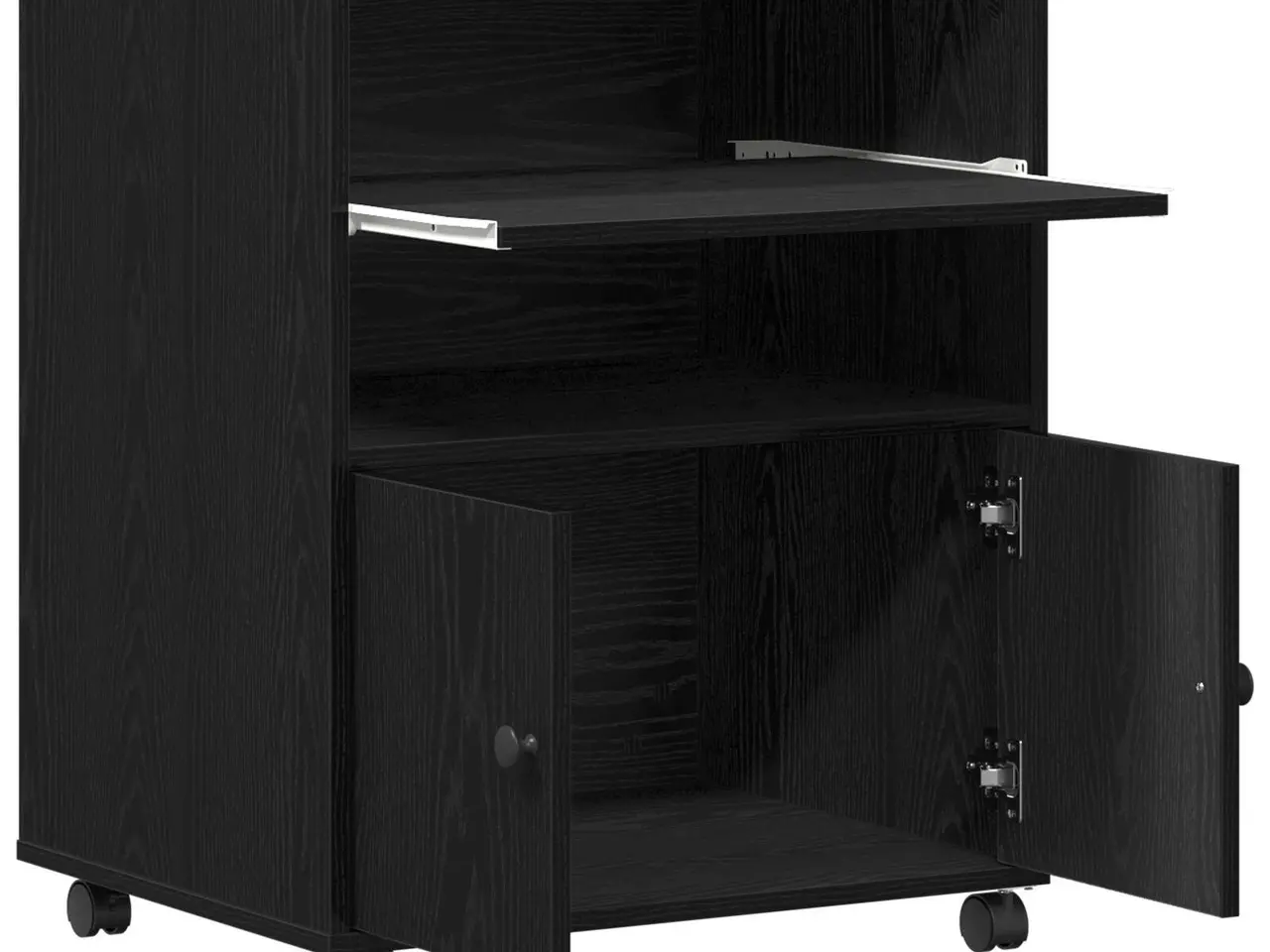 Billede 5 - Printerbord i sort eg 60 x 48 x 74 cm