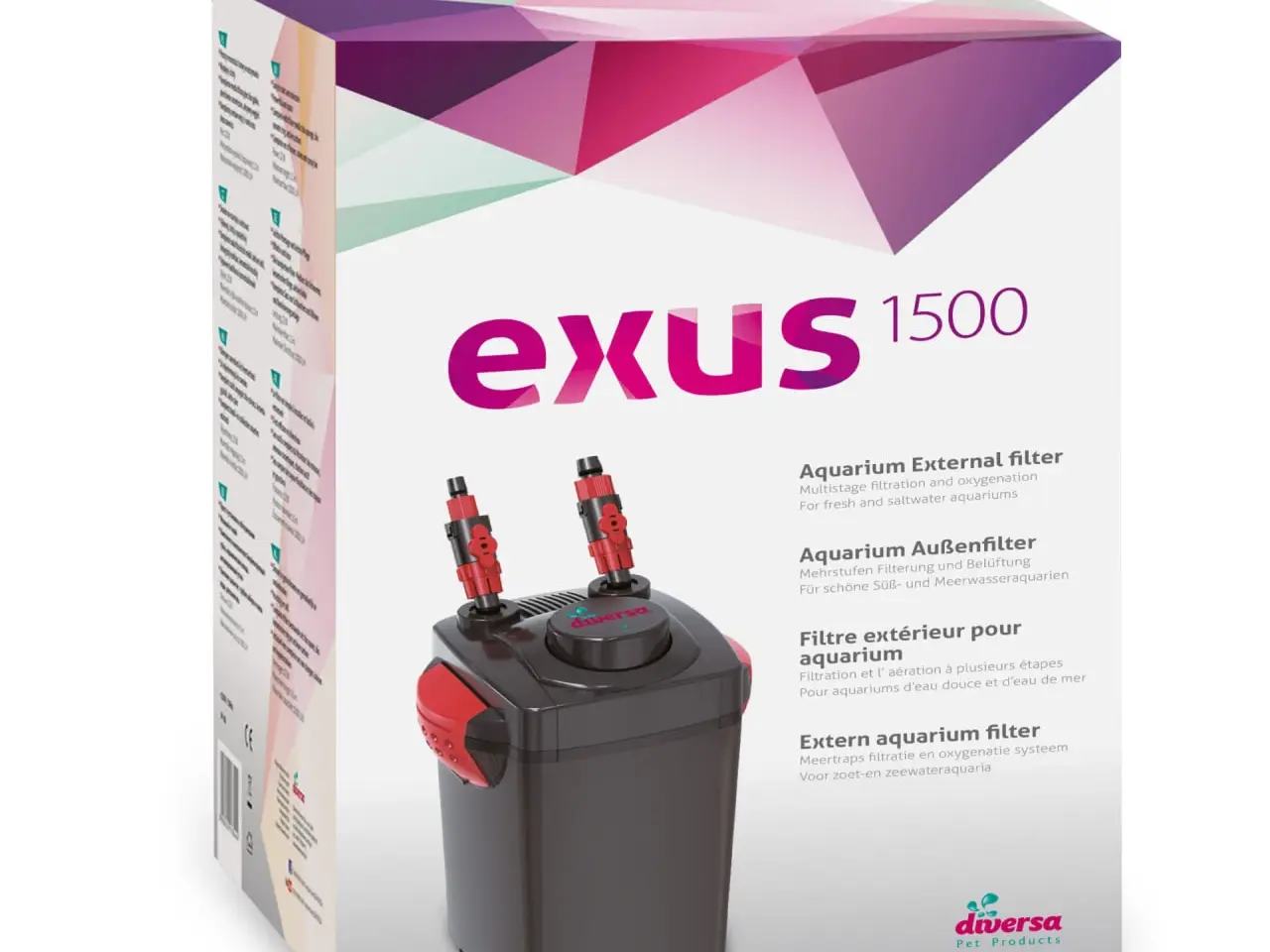 Billede 2 - ubrugt Diversa EXUS 1500 – Udvendigt akvariefilter