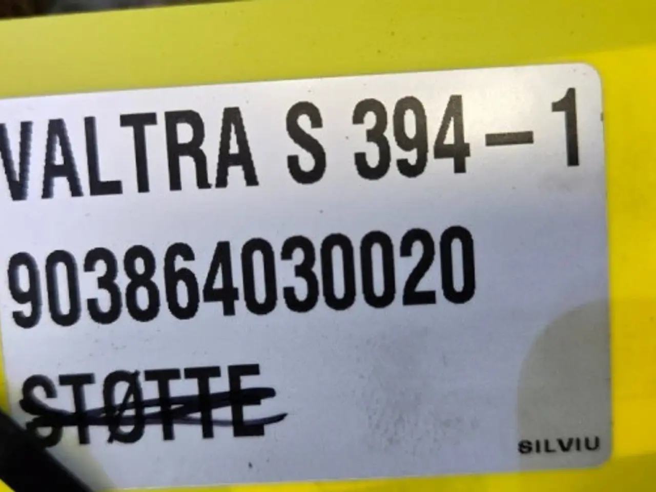 Billede 11 - Valtra  S394   Dæksel   903864030020