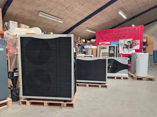 Varmepumpe monteret