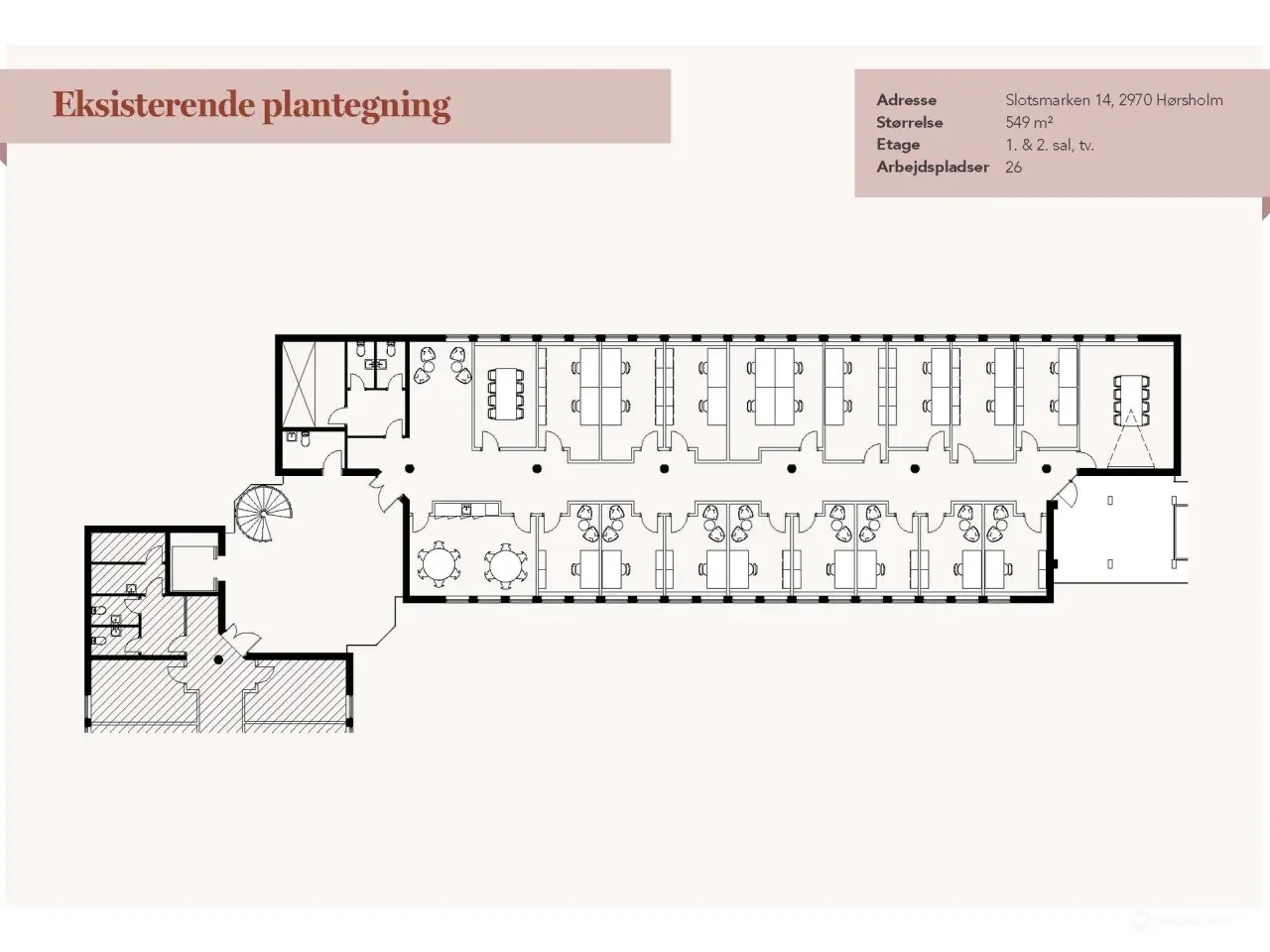 Billede 38 - Lyse og moderne kontorlokaler med rå kant