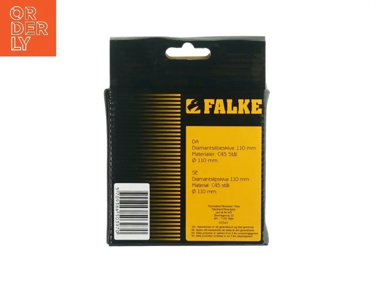 Billede 2 - Diamantslibeskive  fra Falke (str. Ø: 110 mm)