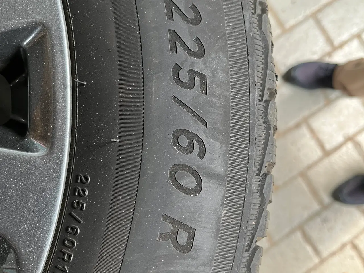 Billede 3 - Michelin Pilot Alpin 5 SUV vinterdæk med alu fælge