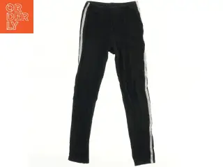 Sorte leggings med hvide striber fra VRS (str. 122)