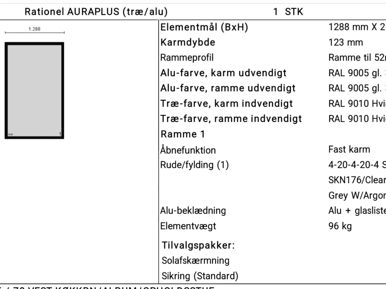 Billede 7 - Rationel auraplus træ/alu