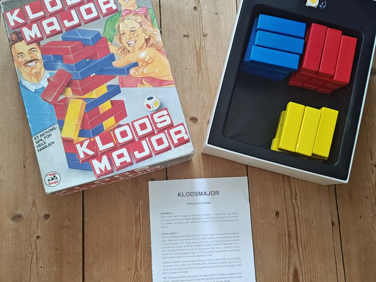 Billede 1 - Klods Major Brætspil med træbrikker Klodsmajor