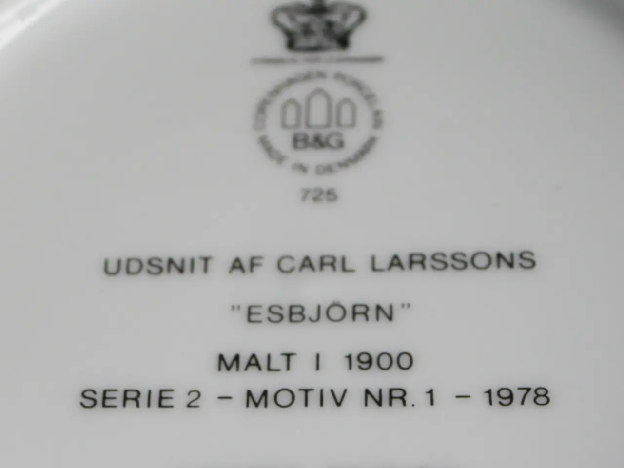 Billede 8 - Carl Larsson platter fra Bing & Grøndahl