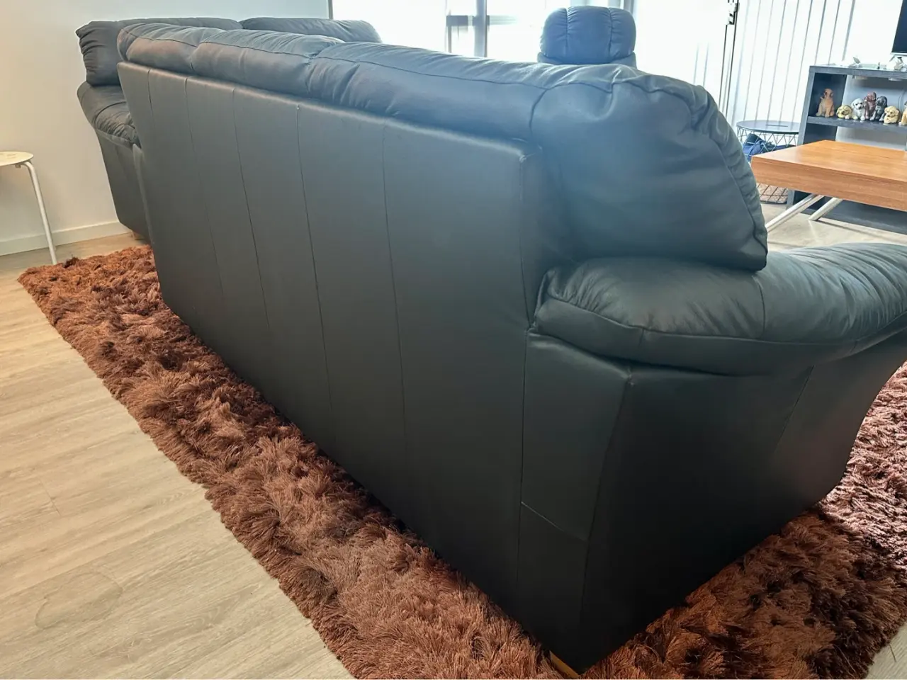 Billede 9 - Sofasæt i læder sort