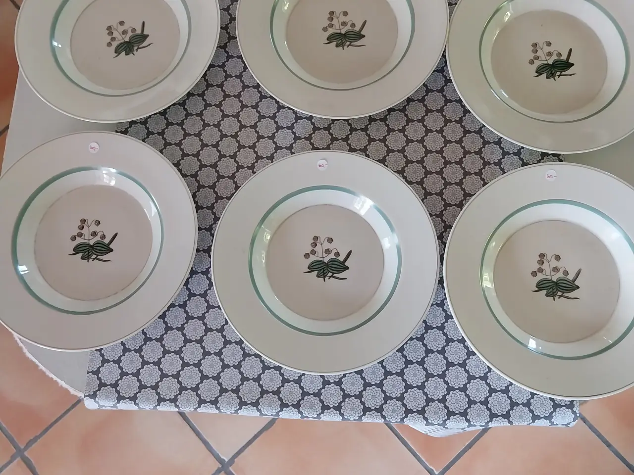Billede 1 - frokost tallerkner hjertegræs Royal Copenhagen