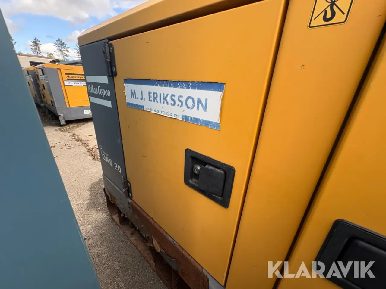 Billede 12 - Generator Atlas Copco QAS 20