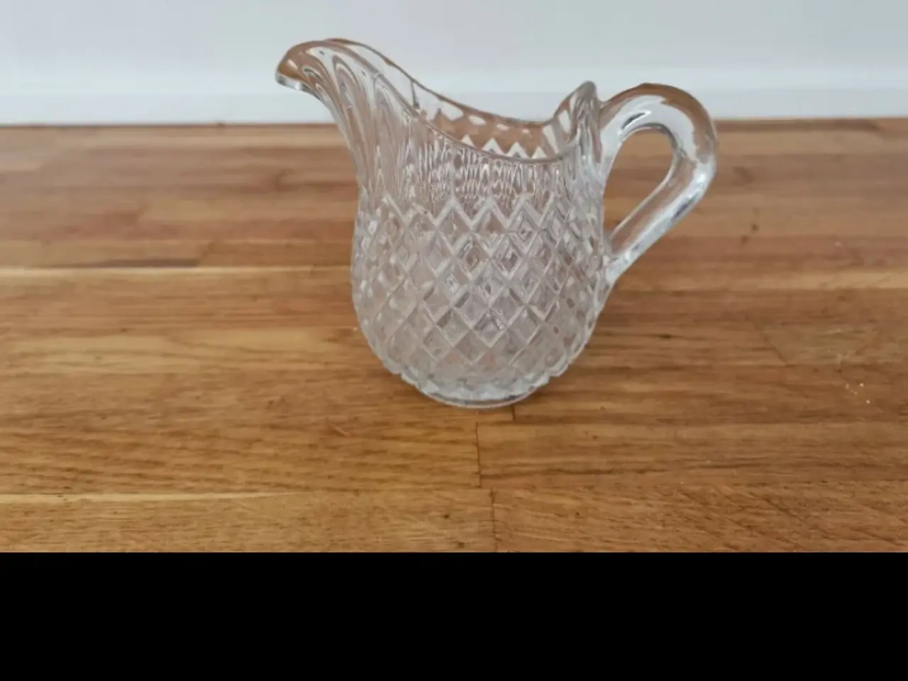 Billede 1 - Gammel flødekande i glas