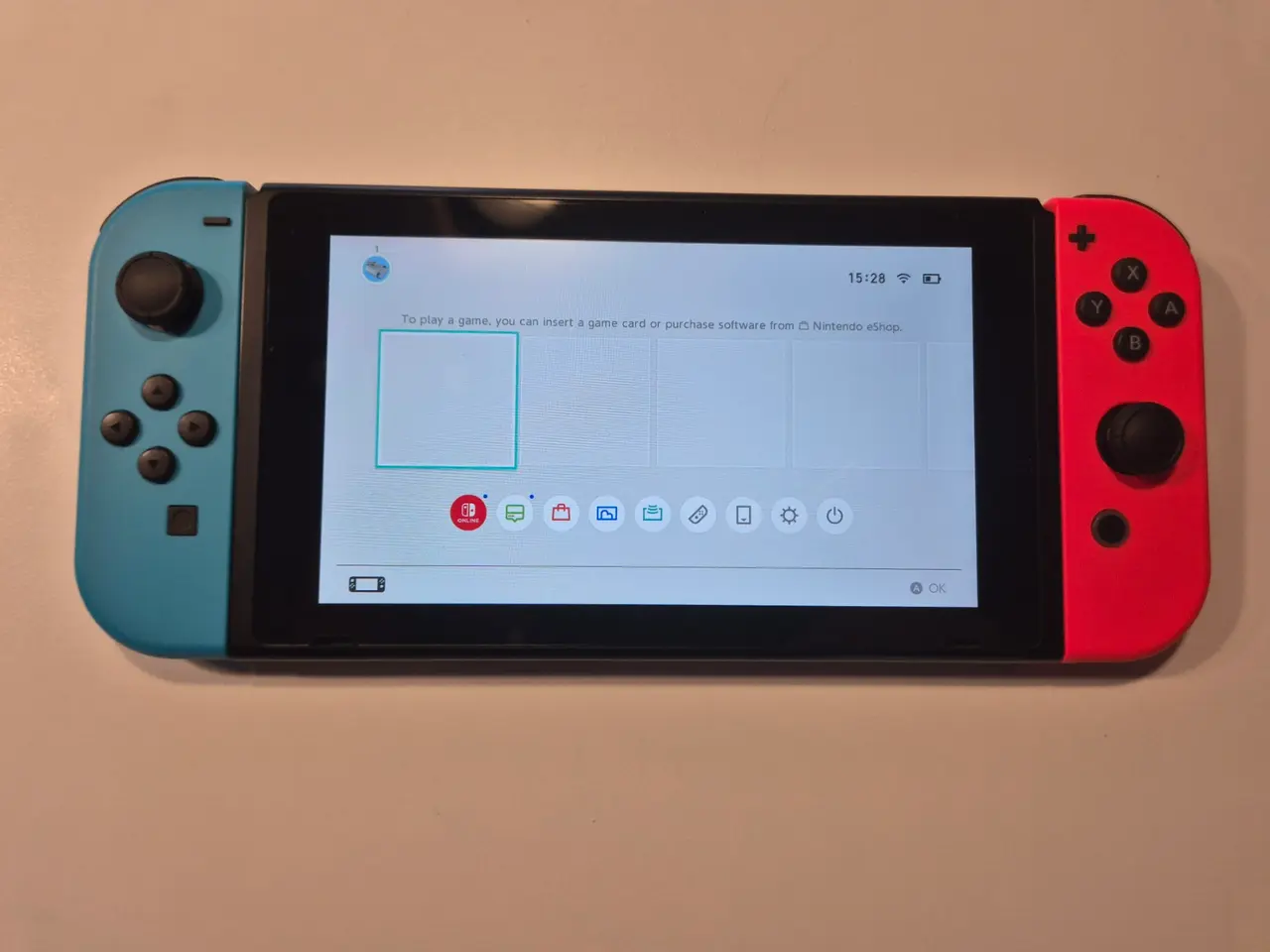 Billede 1 - Nintendo Switch Rød/Blå med taske HAC-001
