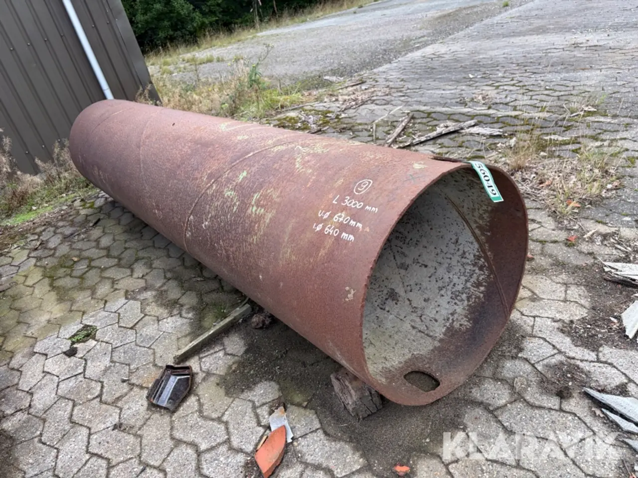 Billede 3 - Casing jern rør 3000x670mm 1 styk