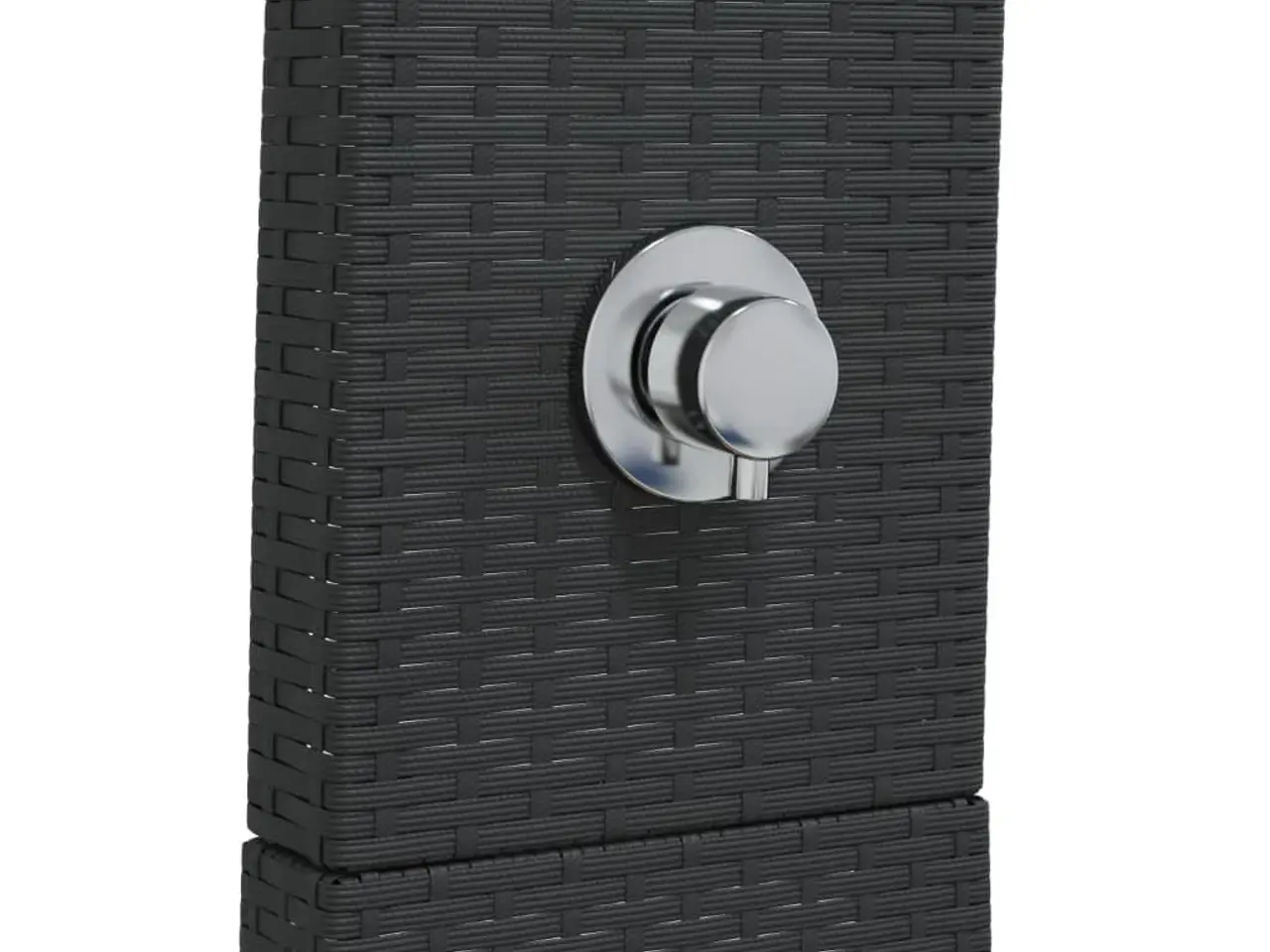 Billede 8 - Havebruser 55x60x224 cm polyrattan og akacietræ sort