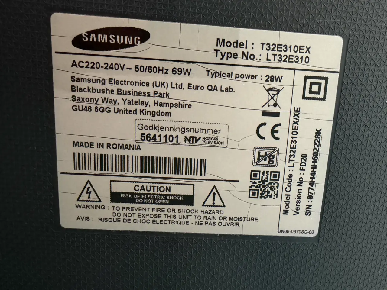 Billede 2 - Samsung 32’ - Flytte Pris