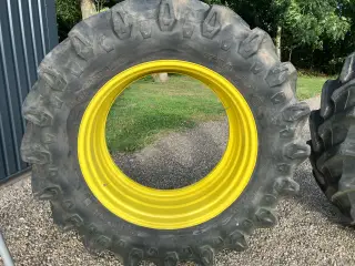 Tvillinghjul komplet m.låse og afstandsring - 4