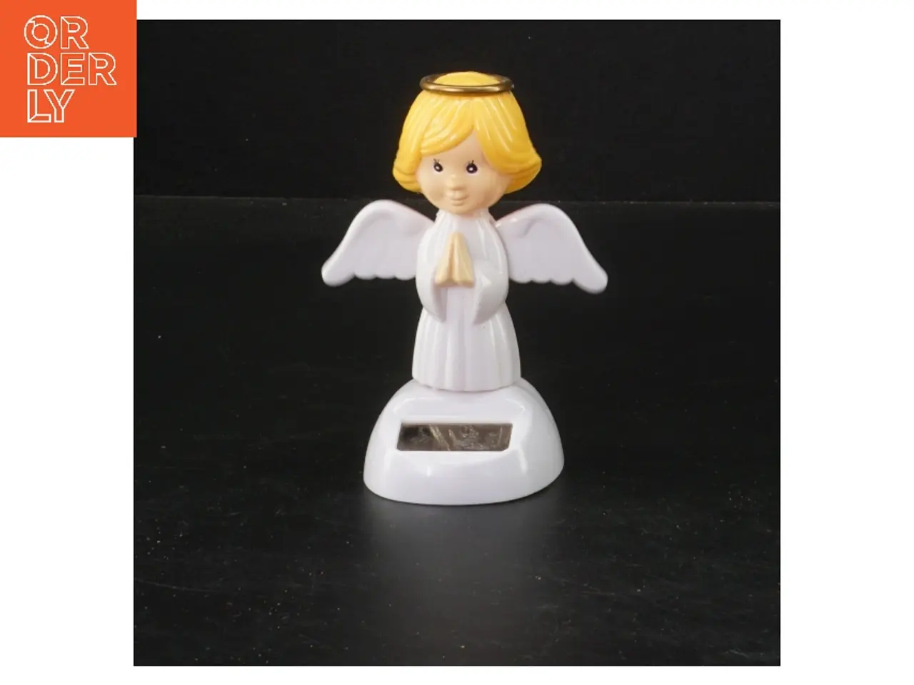 Billede 1 - Solcellefigurin engel (str. 10,5 cm)