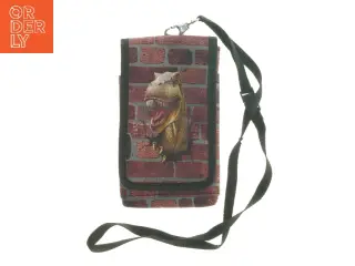 Dinosaur pung med skulderrem (str. 16x9,5 cm)