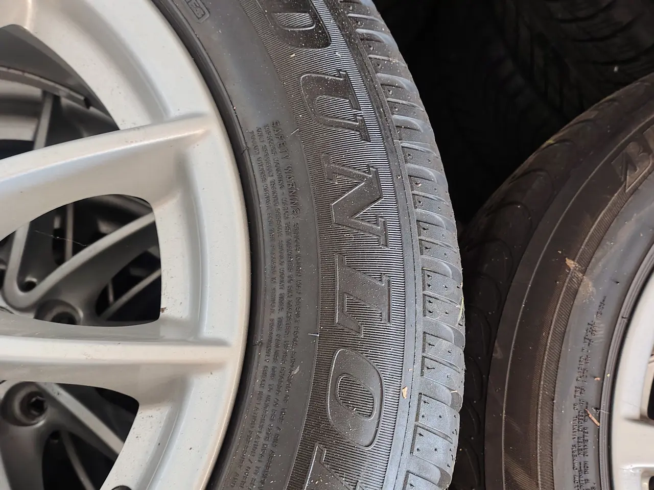 Billede 4 - Fire alufælge med dæk DUNLOP 225/60 R 17