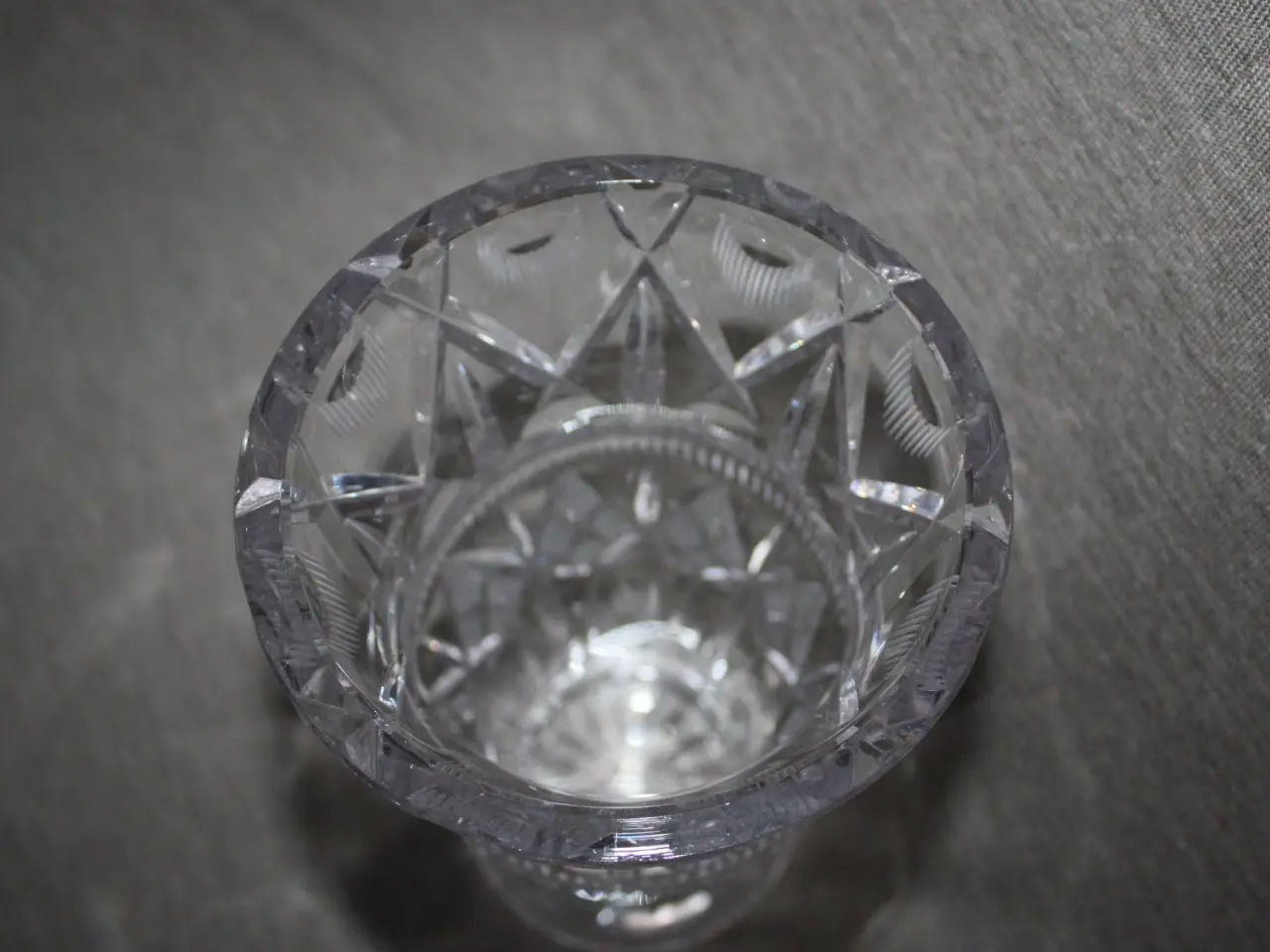 Billede 4 - Krystal vase højde 21 cm
