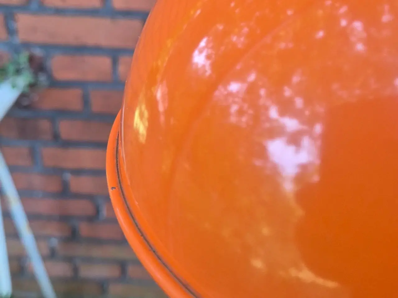 Billede 6 - To orange Mini Bunker med tilpas patina