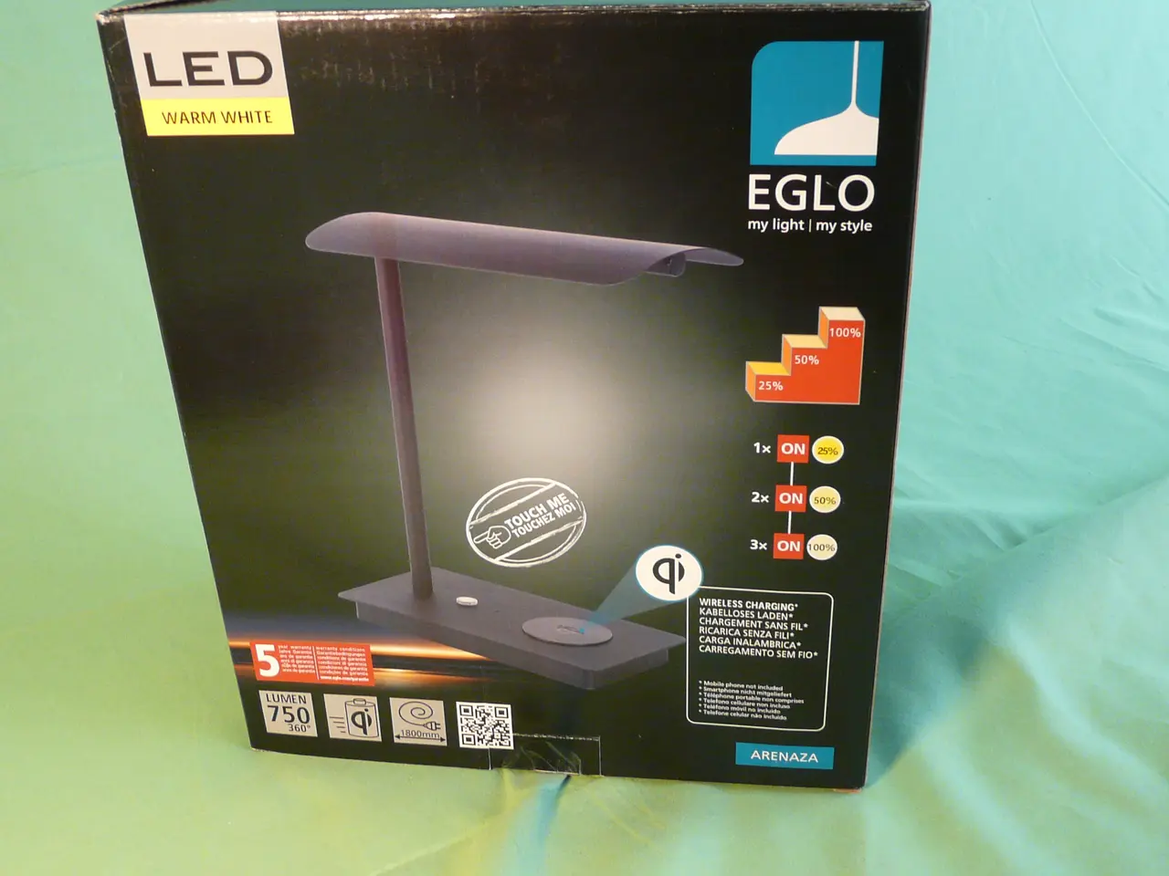 Billede 8 - Smart bordlampe med tre lysstyrker og mobiloplader