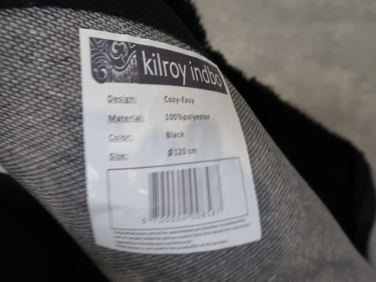 Billede 3 - Gulvtæppe COZY-EASY Black Ø120