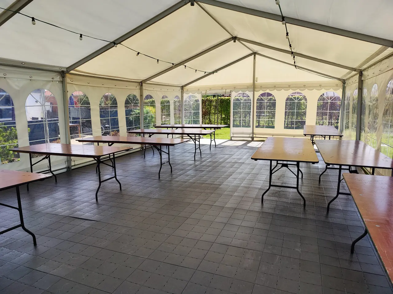 Billede 2 - Plastgulv til festtelte, fortelte mv.