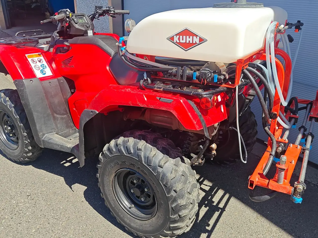 Billede 5 - Honda TRX 420 FA6 INKLUSIV KUHN EVOLIS Q80 SPRØJTE, 4mtr. BOM