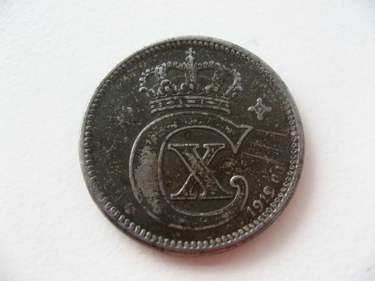 Billede 1 - Flot 5 øre 1919J. den gode