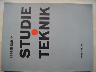 Jørgen Kampp, Studieteknik. Giv bud.
