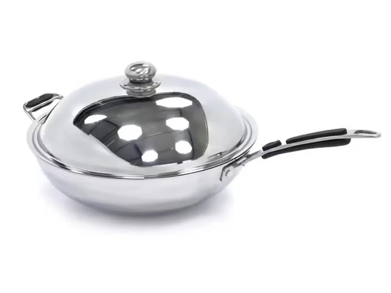 Billede 3 - Wok låg – rustfrit stål – induktion